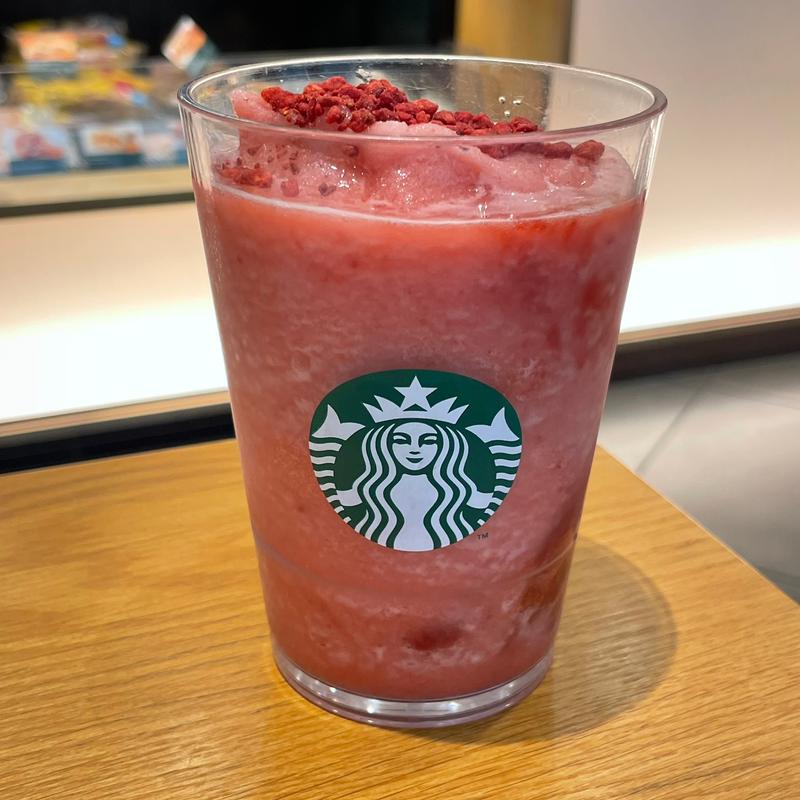 ストロベリー&パッションティーフラペチーノ(スターバックスコーヒー キラリナ京王吉祥寺店)