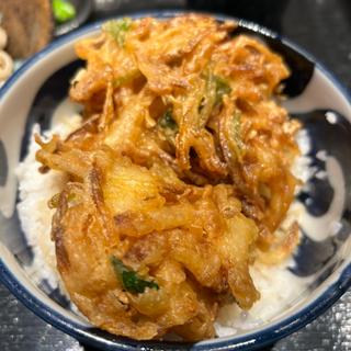 海老かき揚げ丼(蕎麦切り くろ)