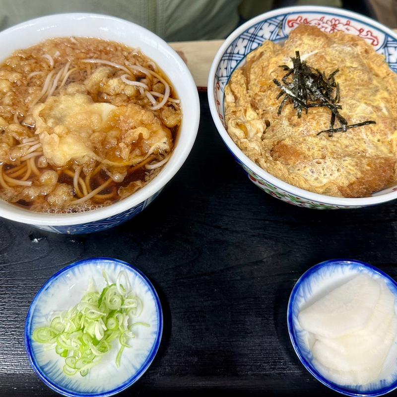 Bかつ丼たぬき付(野州そば)
