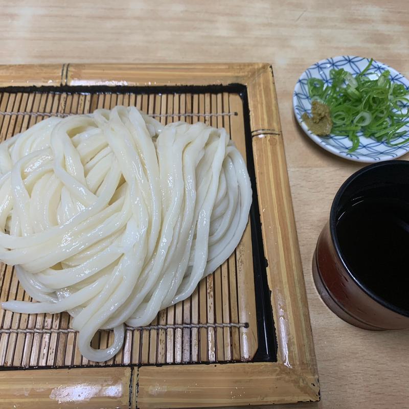 ざるうどん(博多さぬきうどん 渡辺通店)