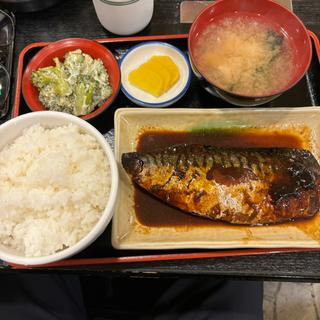 鯖の味噌煮定食(もみじ)