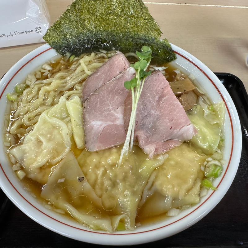 雲呑麺(手揉み中華そば いしま)