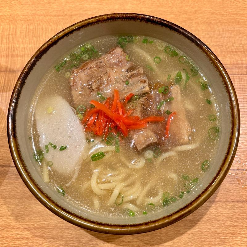 軟骨ソーキそば(麺屋てぃーち)