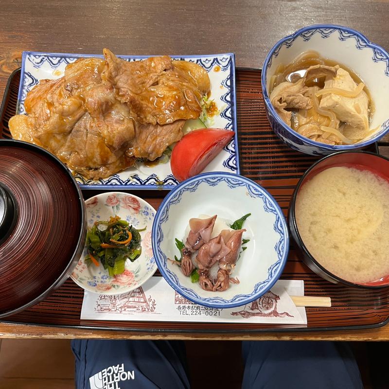 生姜焼き定食(飛騨食事処 )