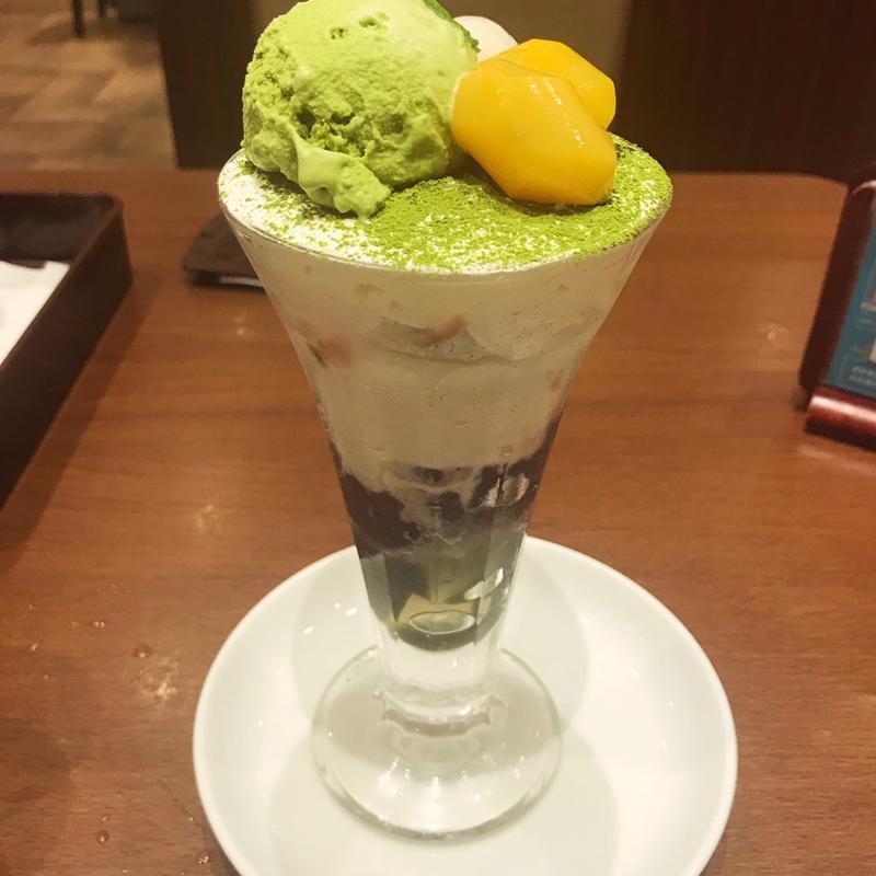 抹茶パフェ(心斎橋ミツヤ 心斎橋本店)