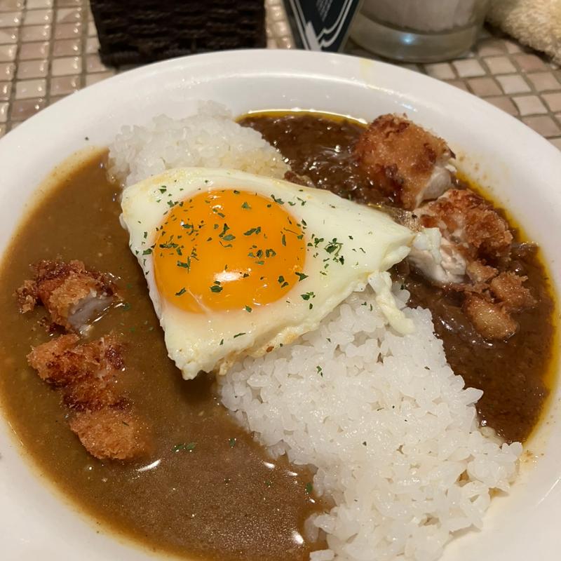 あいがけカレー　チキンカツトッピング(キッチンダディー （Kitchen DADDY）)