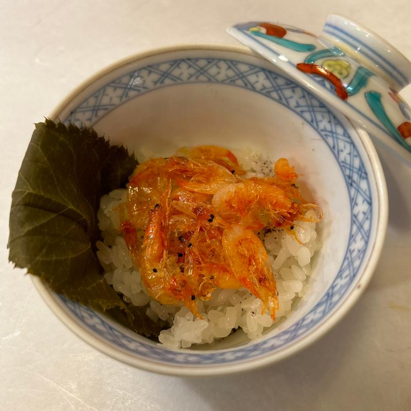 桜えびの飯蒸し(ひろ作 （ひろさく）)