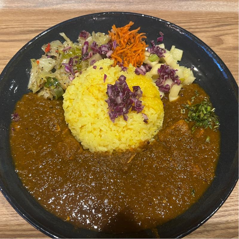 チキンカレー定食(恵比寿青藍)