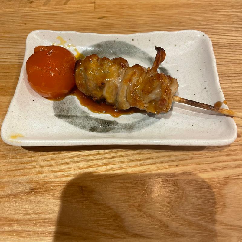 せせり黄身醤油(焼鳥とあて巻き 居酒屋大悟 西国分寺店)