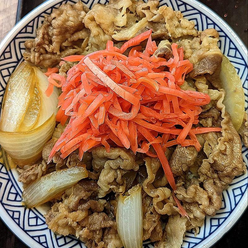 牛丼アタマ大盛り つゆだく(吉野家 祖師ケ谷大蔵駅前店)