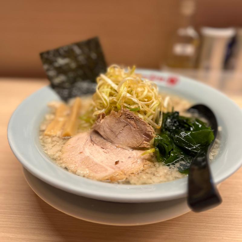 ネギラーメン（白）塩(ラーショ マルミャー（○猫）王子店)
