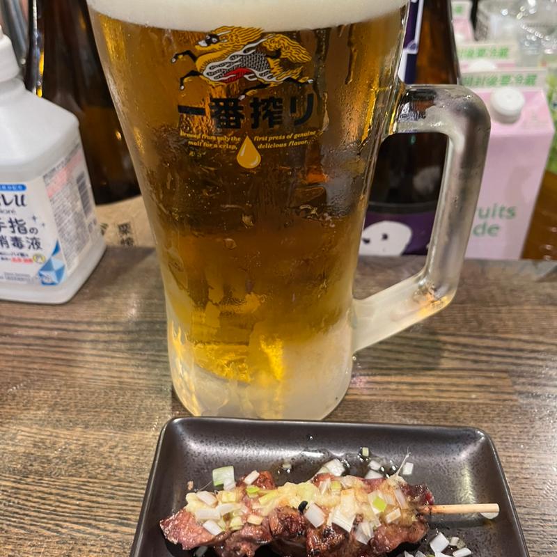 メガ生　レバーごま油(串蔵)