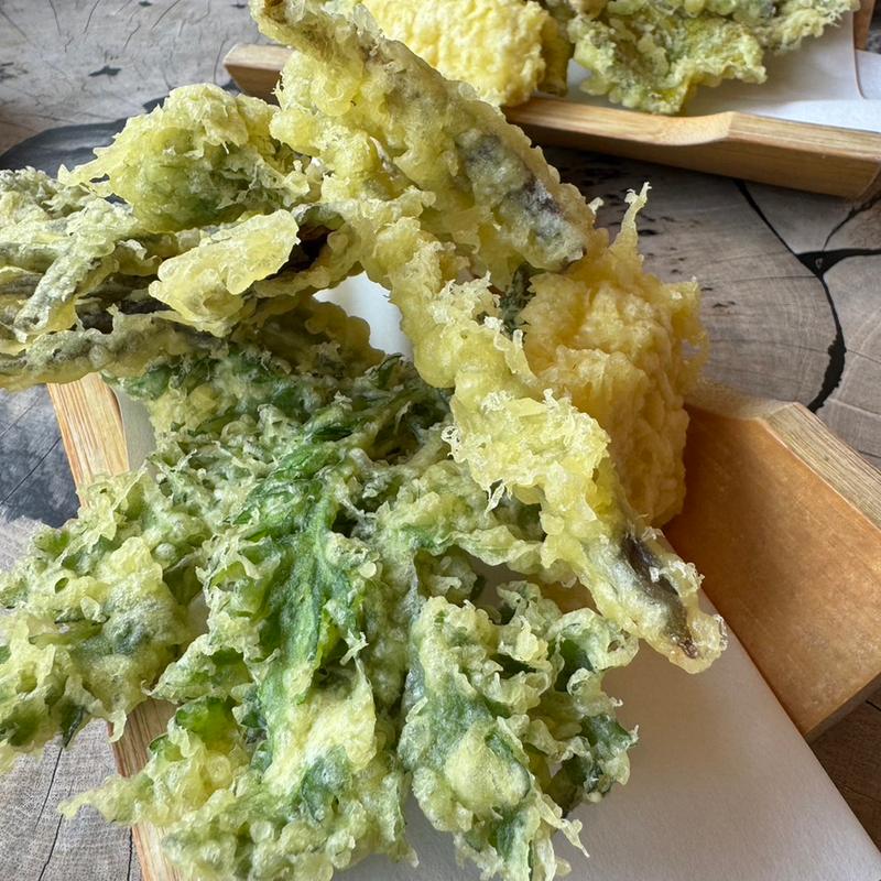 山菜の天ぷら(床瀬そば （とこせそば）)