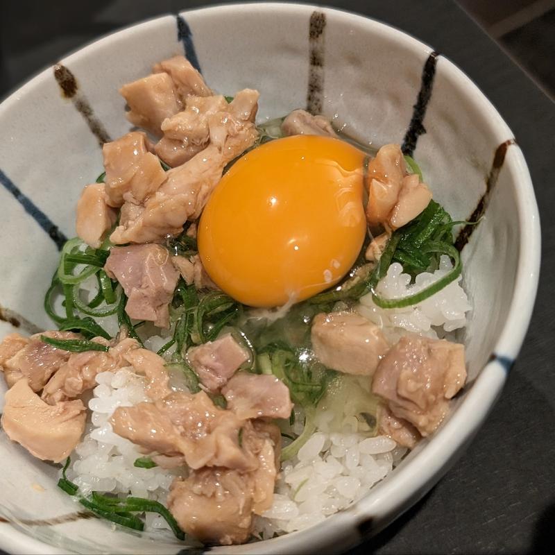 卵かけご飯(濃厚鶏そば 晴壱 はるいち)