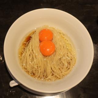 卵かけ麺並(拉麺 名もなき店)