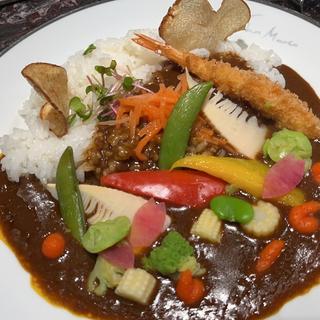 春野菜カレー(かつ&カリー アルデ 新大阪店)