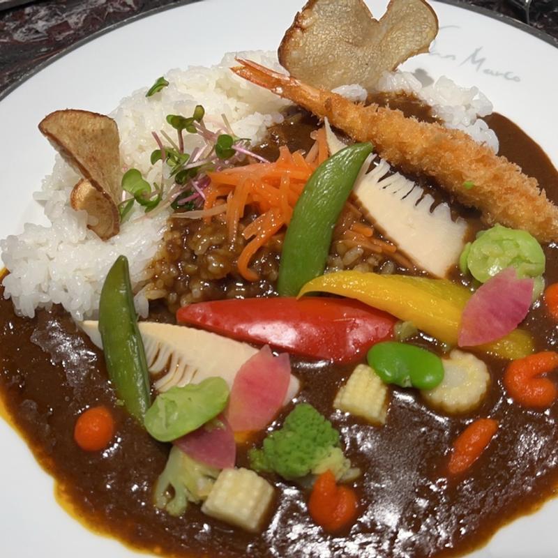 春野菜カレー(かつ&カリー アルデ 新大阪店)