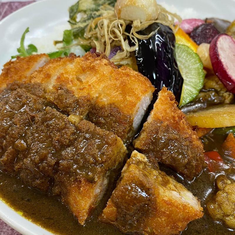 野菜カレー チキンカツ(カレーハウス キッチン・Y)