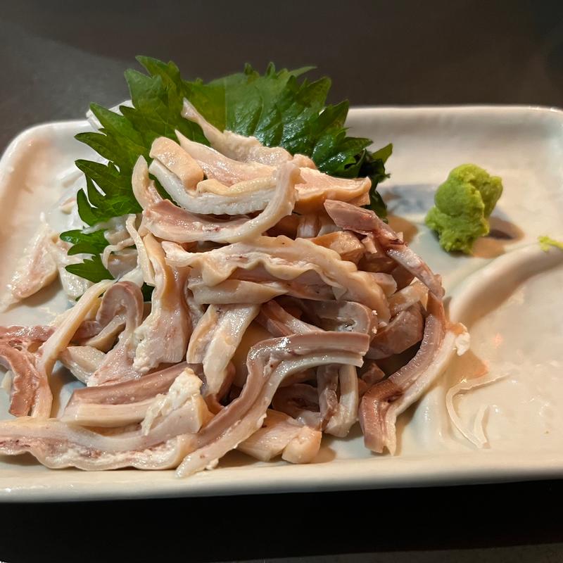 ガツ刺し(ぱぶ茶屋 祭)