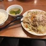 肉野菜炒め定食(肉野菜炒め ベジ郎)