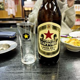 瓶ビール（大瓶）サッポロ赤星