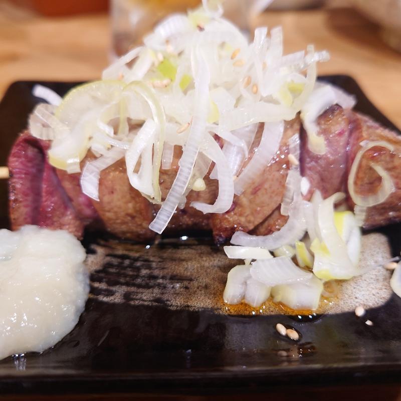 名物でかいレバー(名物やきとん とみちゃん 堀切菖蒲園店)