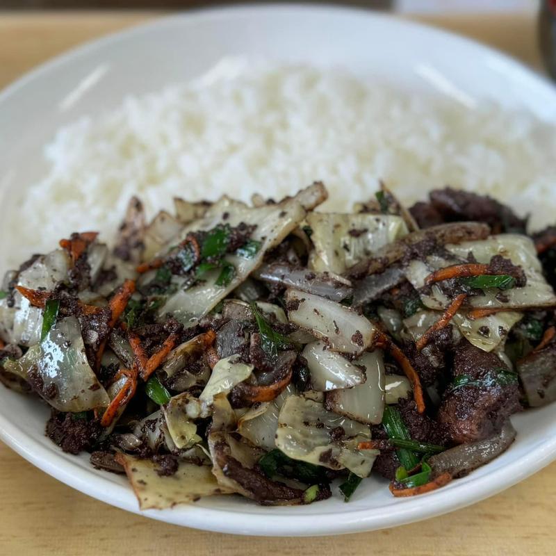 チーイリチャー定食(大衆食堂 白浜屋)