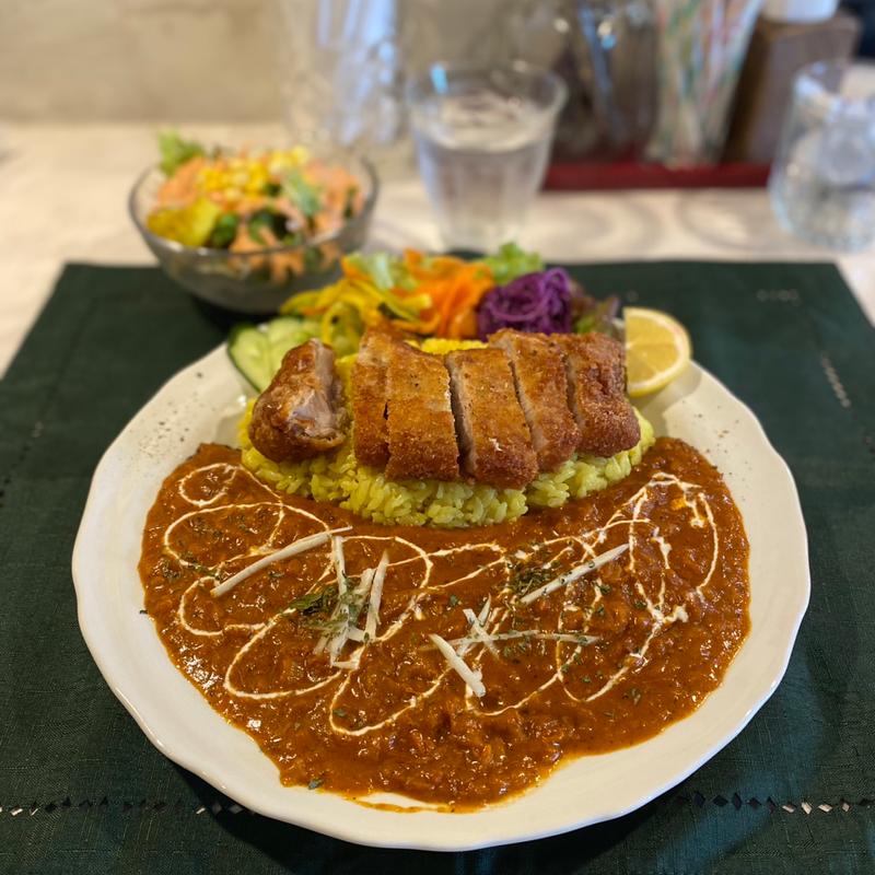 カツカレーセット(サグーン アジアン ダイニング)