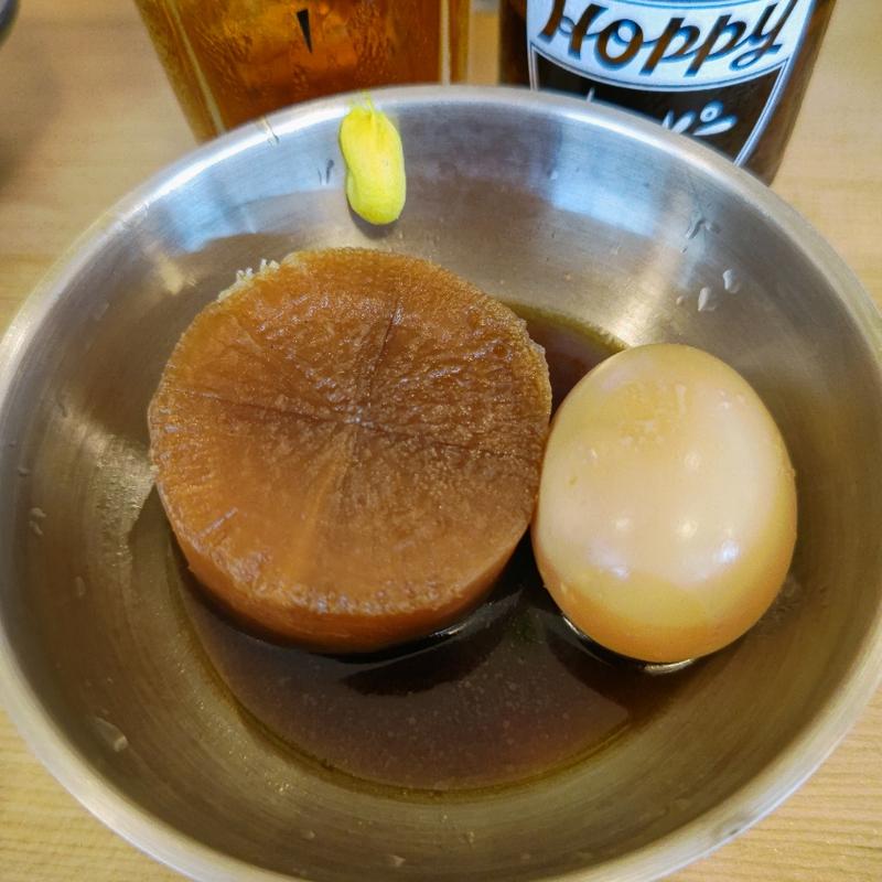 黒おでん(大根・玉子)(手羽唐酒場ビクトリー ぴおシティ桜木町店)