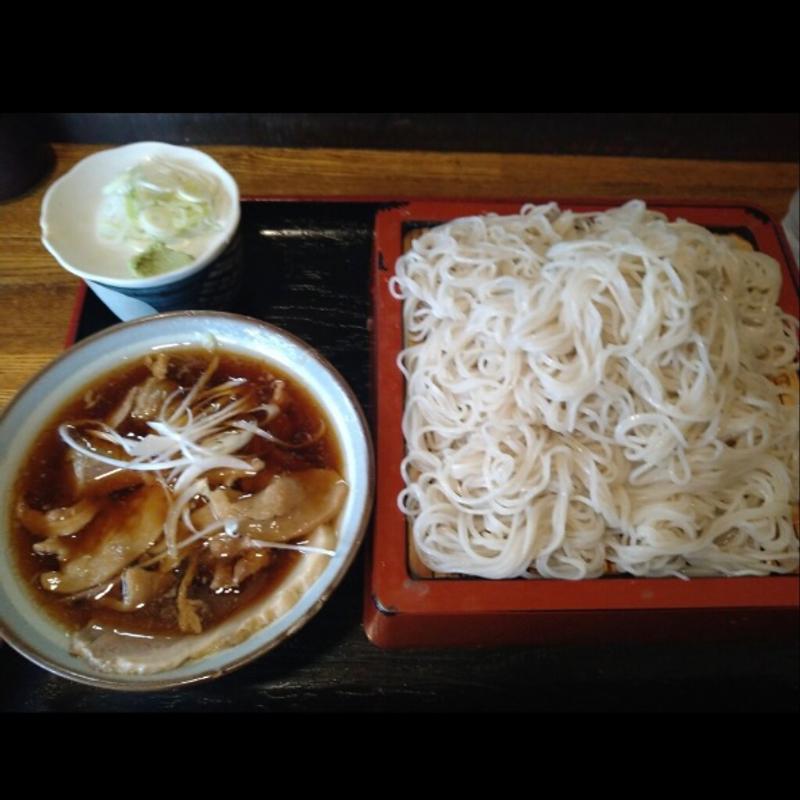 冷やし肉そば大盛り(そば政（蕎麦政）)