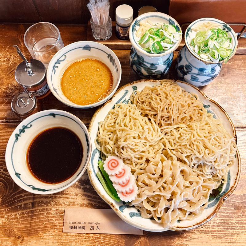 つけ麺4種盛り(熊人 )