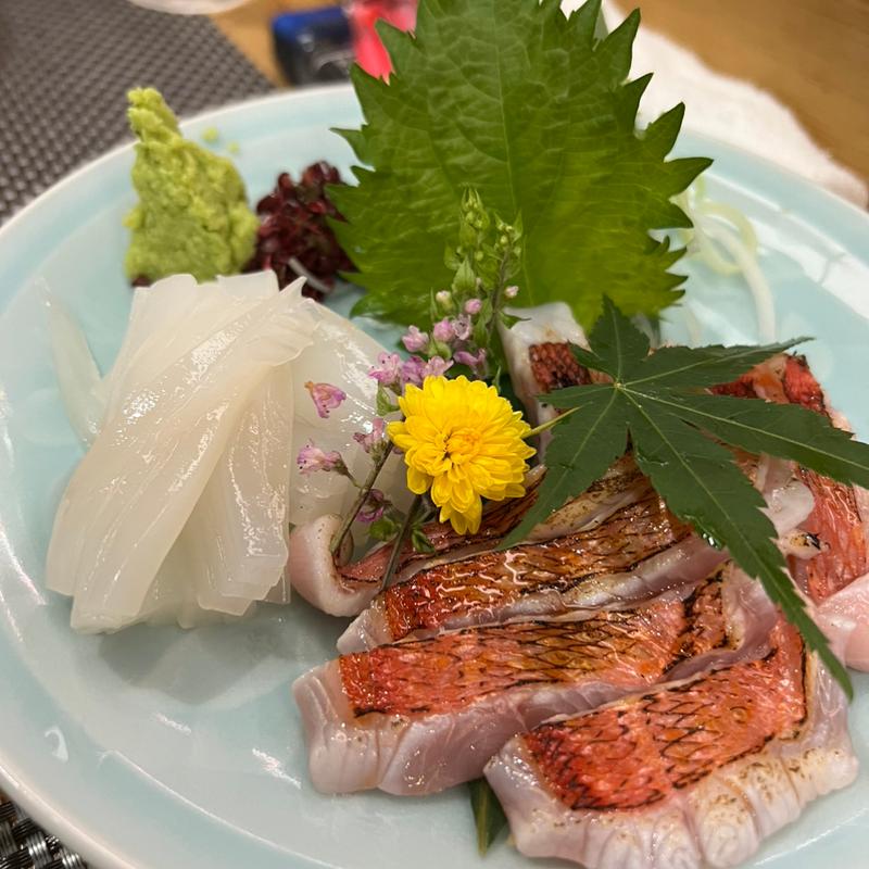 金目鯛＋イカの刺し身(花月 )