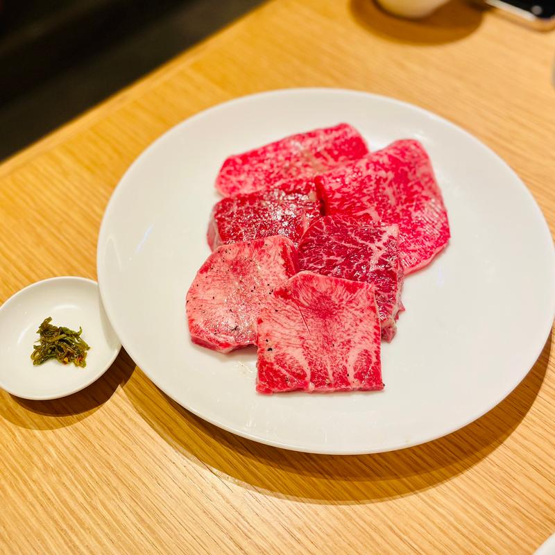 上タン・特選ハラミ・リブ芯(ビーフキッチン 中目黒本店)