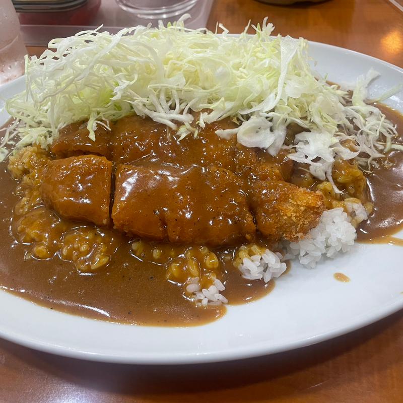 トンカツカレー(キャベツトッピング)(カレー家ＤＥＮ平野町店)