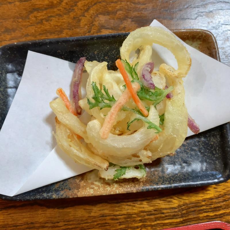 かき揚げ(手打ちうどん お惣菜の店 日和（ひより）)