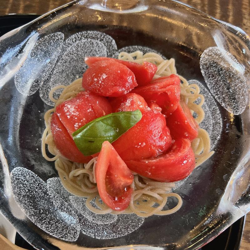 とまと蕎麦(竹やぶ 柏本店)