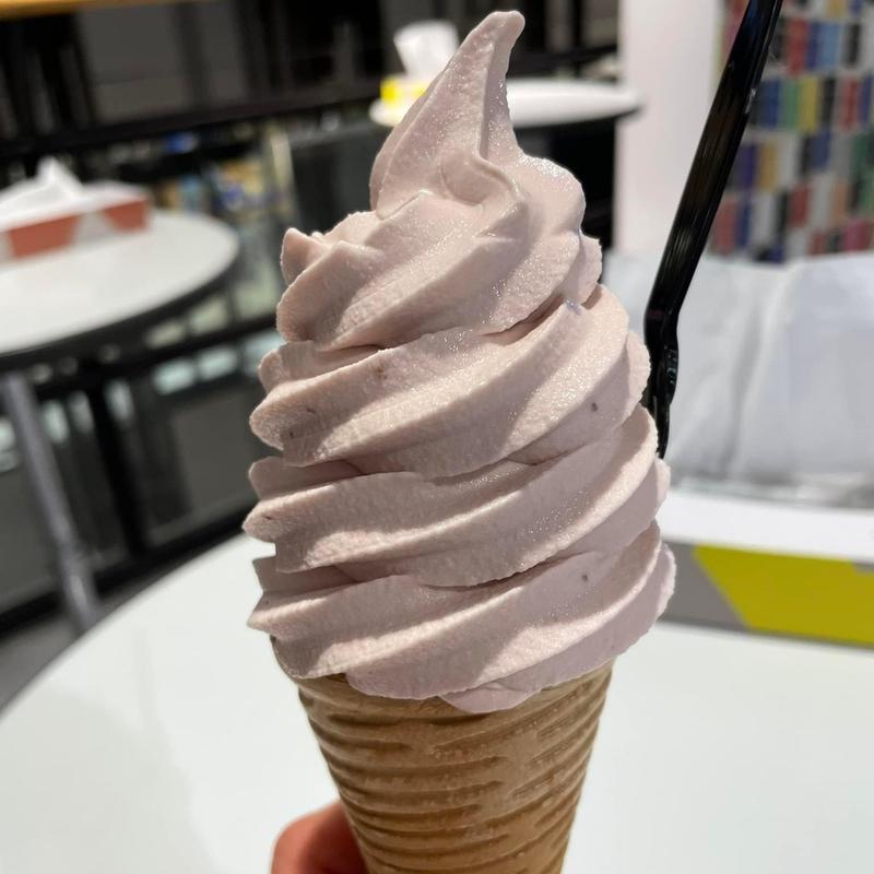 苺ソフトクリーム(農家の茶屋　自然満喫倶楽部 （シゼンマンキツクラブ）)