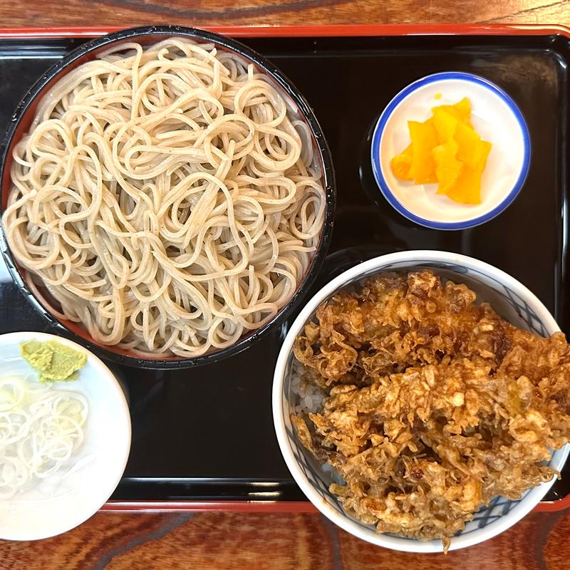 ミニ天丼セット(神田猿楽町浅野屋)