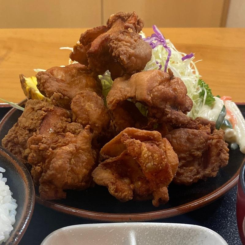竜田揚げ定食(鳥栄 )