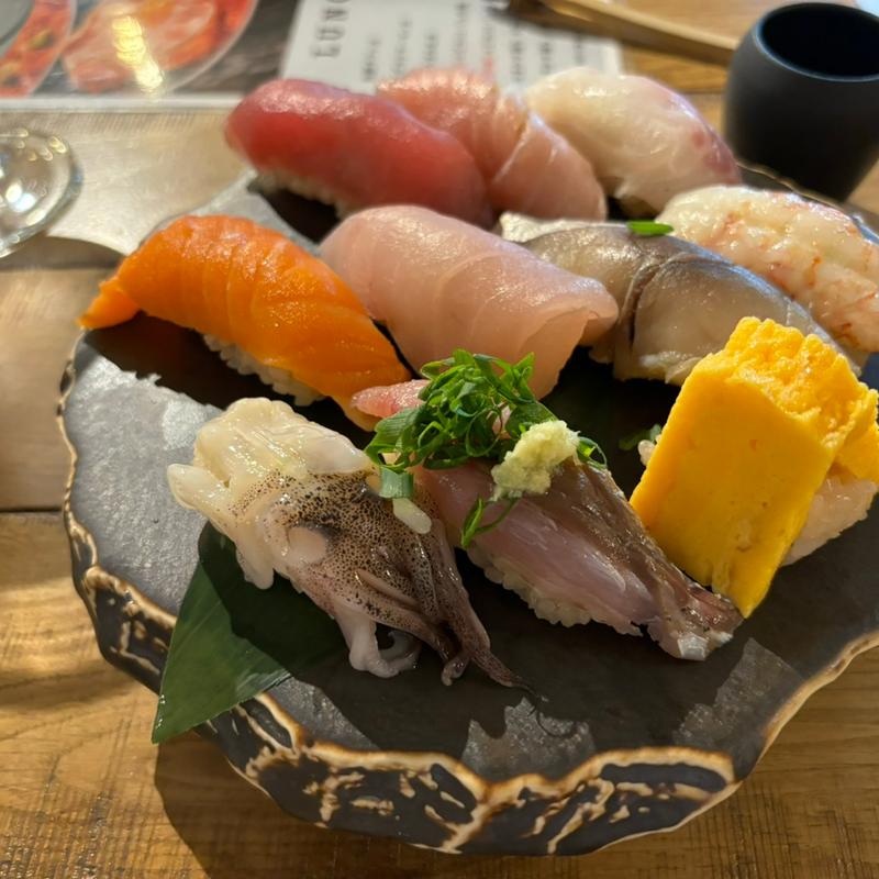 おまかせ握り10貫(スシブヤ 渋谷ストリーム)