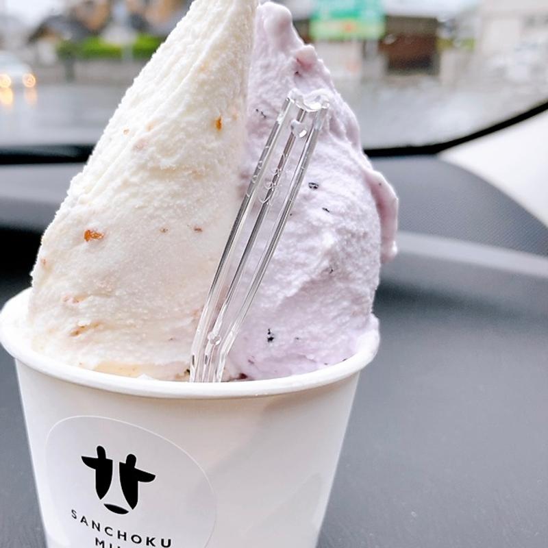 ブルーベリーヨーグルト&キャラメルアーモンド(SANCHOKU MILK 産直ミルク)