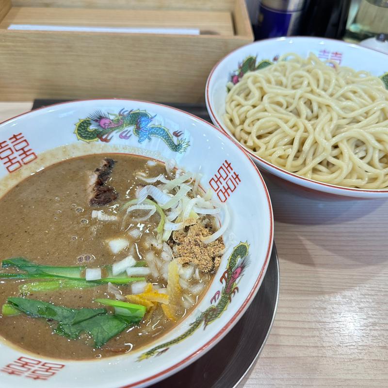 濃厚魚介鶏豚つけ麺(ラーメン専科 竹末食堂)