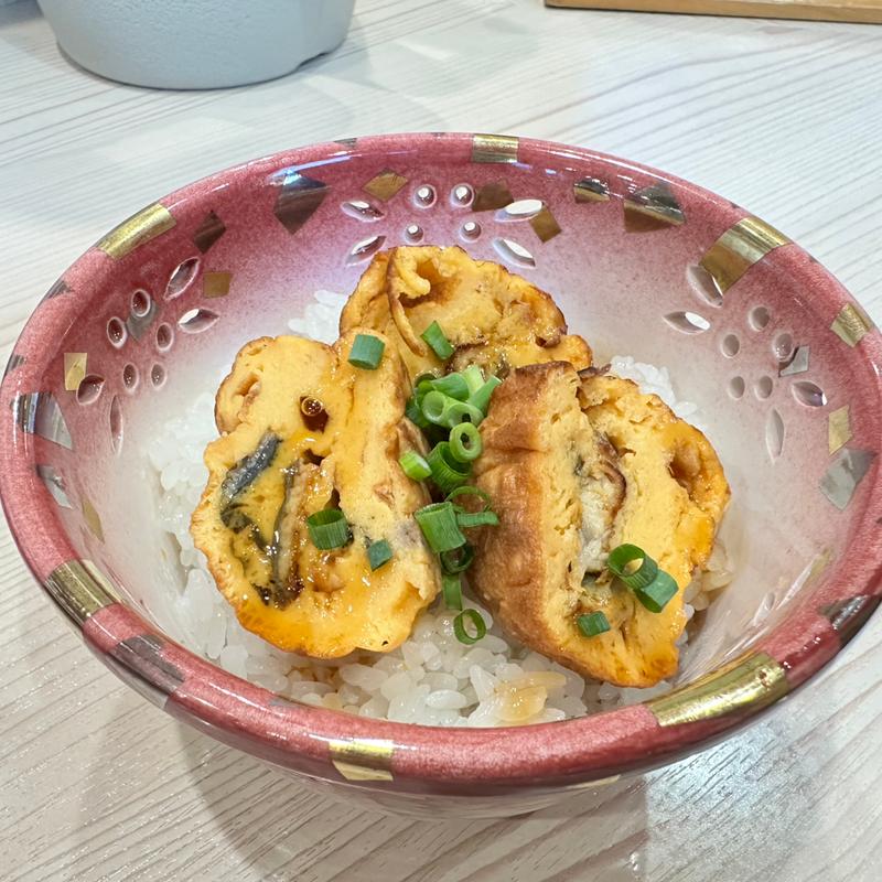 鰻玉子包み丼(ラーメン専科 竹末食堂)
