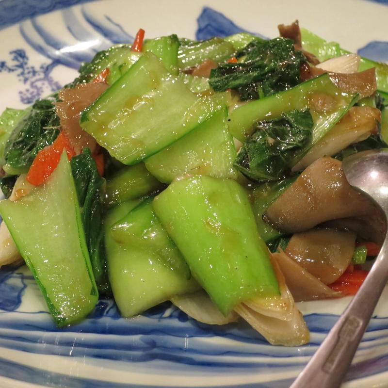 青菜炒め(広東料理 順徳)