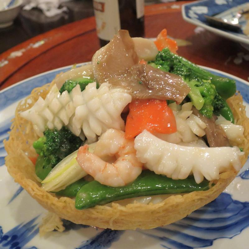 海鮮三種盛り(広東料理 順徳)