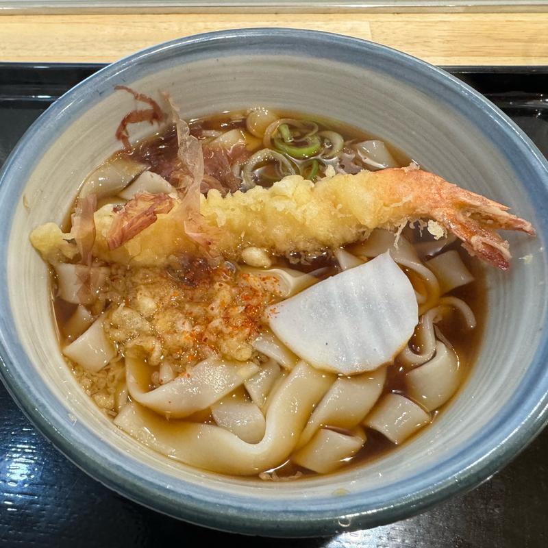 天ぷらきしめん（赤）(四代目一八 メルサ栄御殿)