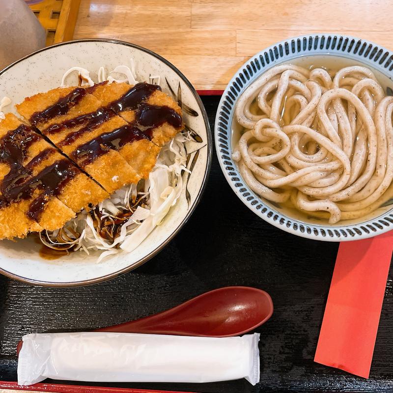ソースカツ丼セット(うどん 讃く)