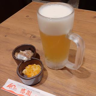 生ビール(個室居酒屋 北海道直送 花の舞本店 札幌北２条店)