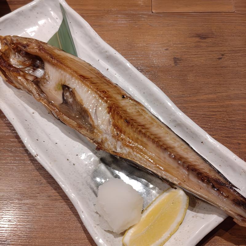 特大真ほっけ炙り焼き（ハーフ）(個室居酒屋 北海道直送 花の舞本店 札幌北２条店)