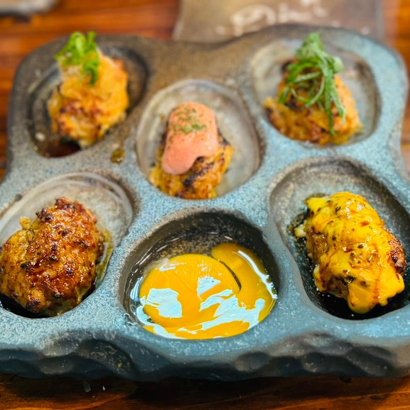 つつくね盛(島の素材と炭火焼鳥 さじかげん)